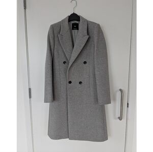Mango Women's Gray Wool Blend Coat